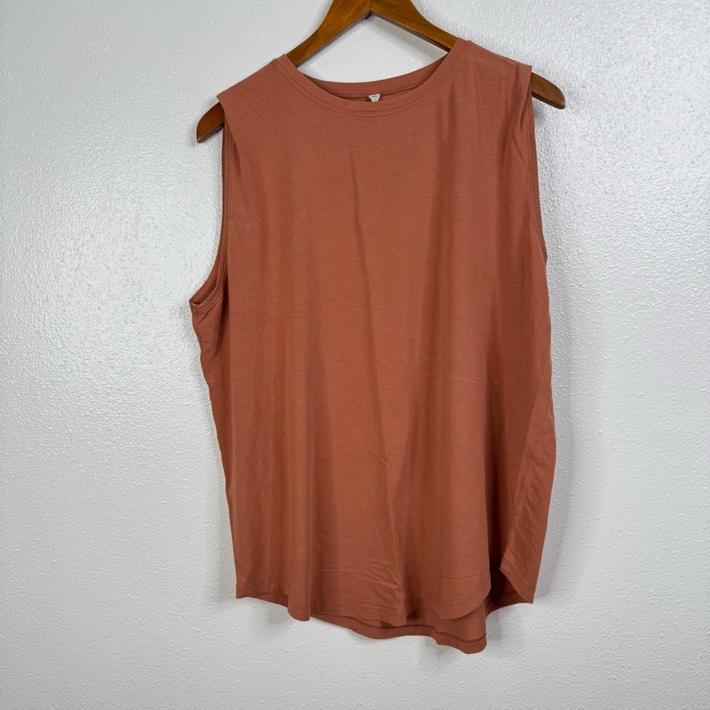Lululemon Rust Muscle Tank Size 12